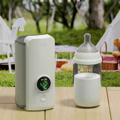 Cordless Portable Baby Bottle Warmer Convenient Travel Essential for Parents